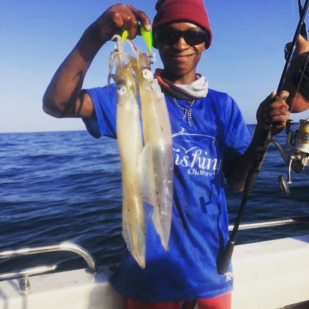 Squid fishing Plettenberg Bay